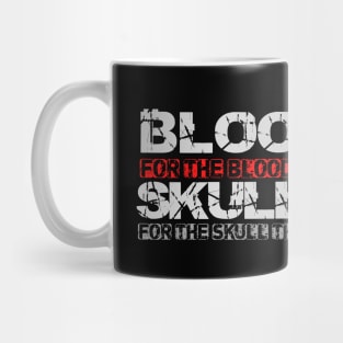 Blood For The Blood God Print Mug